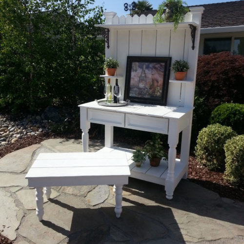 White-custome-bench-with-matching-table